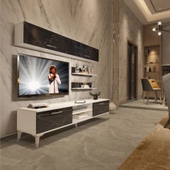 Decoraktiv Eko 5 Mdf Dvd Silver Tv Ünitesi Tv Sehpası