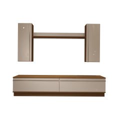 Decoraktiv Eko 5DB Mdf Std Tv Ünitesi Tv Sehpası Ceviz - Beyaz