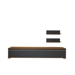 Decoraktiv Eko 4 Mdf Std Tv Ünitesi Tv Sehpası Ceviz - Antrasit