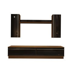 Decoraktiv Eko 5DB Mdf Std Tv Ünitesi Tv Sehpası Ceviz - Siyah