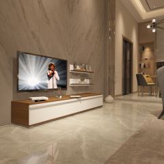 Decoraktiv Eko 4 Mdf Std Tv Ünitesi Tv Sehpası Ceviz - Beyaz
