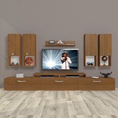 Decoraktiv Ekoflex 8DA Slm Tv Ünitesi Tv Sehpası Ceviz