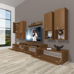 Decoraktiv Ekoflex 8DA Slm Tv Ünitesi Tv Sehpası Ceviz