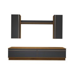 Decoraktiv Eko 5DB Mdf Std Tv Ünitesi Tv Sehpası Pera - Antrasit