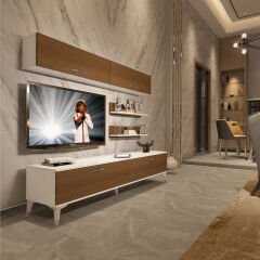Decoraktiv Eko 5 Slm Std Silver Tv Ünitesi Tv Sehpası