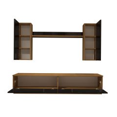 Decoraktiv Eko 5DB Mdf Std Tv Ünitesi Tv Sehpası Pera - Siyah