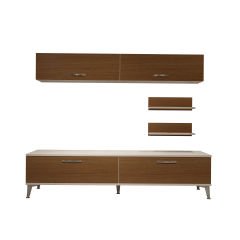 Decoraktiv Eko 5 Slm Std Silver Tv Ünitesi Tv Sehpası Beyaz - Ceviz