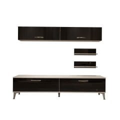 Decoraktiv Eko 5 Slm Std Silver Tv Ünitesi Tv Sehpası Beyaz - Siyah