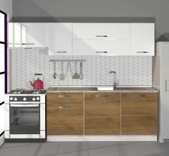 Decoraktiv Ekol 240 MDF Hazır Mutfak Dolabı Pera - Beyaz