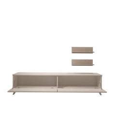 Decoraktiv Eko 4 Mdf Std Retro Tv Ünitesi Tv Sehpası Parlak Beyaz
