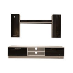 Decoraktiv Eko 5DB Mdf Dvd Tv Ünitesi Tv Sehpası Beyaz - Siyah