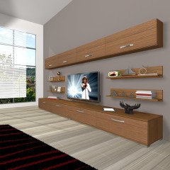 Decoraktiv Eko 360Y Slm Tv Ünitesi Tv Sehpası Ceviz