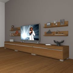 Decoraktiv Eko 270r Mdf Tv Ünitesi Tv Sehpası Ceviz