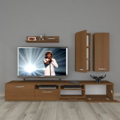 Decoraktiv Eko 5220D Slm Tv Ünitesi Tv Sehpası Ceviz