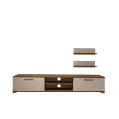 Decoraktiv Eko 4 Mdf Dvd Tv Ünitesi Tv Sehpası Ceviz - Beyaz