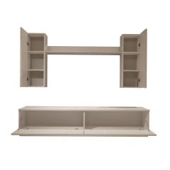 Decoraktiv Eko 5DB Slm Std Tv Ünitesi Tv Sehpası Parlak Beyaz