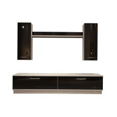 Decoraktiv Eko 5DB Slm Std Tv Ünitesi Tv Sehpası Beyaz - Siyah