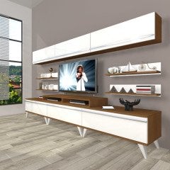 Decoraktiv Ekoflex 8Y Mdf Retro Tv Ünitesi Tv Sehpası