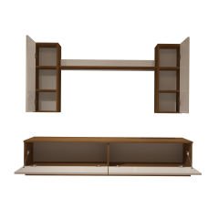 Decoraktiv Eko 5DB Slm Std Tv Ünitesi Tv Sehpası Ceviz - Beyaz