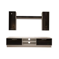 Decoraktiv Eko 5DB Slm Dvd Tv Ünitesi Tv Sehpası Beyaz - Siyah