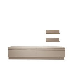 Decoraktiv Eko 4B Mdf Std Tv Ünitesi Tv Sehpası Parlak Beyaz