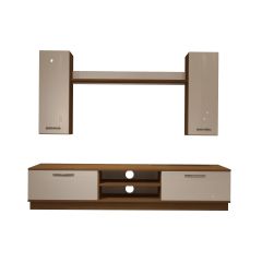 Decoraktiv Eko 5DB Slm Dvd Tv Ünitesi Tv Sehpası Ceviz - Beyaz