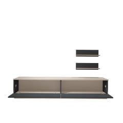 Decoraktiv Eko 4B Mdf Std Tv Ünitesi Tv Sehpası Beyaz - Antrasit