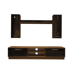 Decoraktiv Eko 5DB Slm Dvd Tv Ünitesi Tv Sehpası Ceviz - Siyah