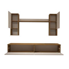 Decoraktiv Eko 5DA Mdf Std Tv Ünitesi Tv Sehpası Pera - Beyaz