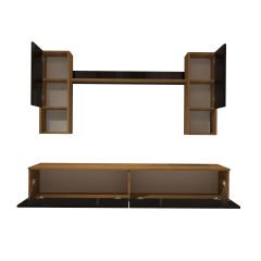 Decoraktiv Eko 5DA Mdf Std Tv Ünitesi Tv Sehpası Pera - Siyah