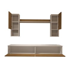 Decoraktiv Eko 5DA Mdf Std Tv Ünitesi Tv Sehpası Beyaz - Pera