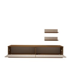 Decoraktiv Eko 4B Mdf Std Tv Ünitesi Tv Sehpası Ceviz - Beyaz