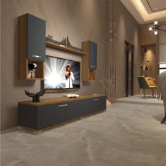 Decoraktiv Eko 5DA Mdf Std Tv Ünitesi Tv Sehpası Pera - Antrasit