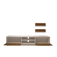 Decoraktiv Eko 4B Mdf Dvd Tv Ünitesi Tv Sehpası Beyaz - Ceviz