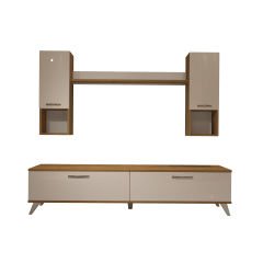Decoraktiv Eko 5DA Mdf Std Retro Tv Ünitesi Tv Sehpası Pera - Beyaz