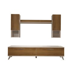 Decoraktiv Eko 5DA Mdf Std Retro Tv Ünitesi Tv Sehpası Beyaz - Pera
