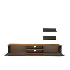 Decoraktiv Eko 4B Mdf Dvd Tv Ünitesi Tv Sehpası Pera - Antrasit