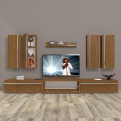 Decoraktiv Eko 8D Mdf Tv Ünitesi Tv Sehpası Ceviz