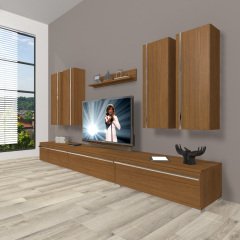 Decoraktiv Eko 8D Mdf Tv Ünitesi Tv Sehpası Ceviz