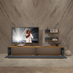 Decoraktiv Eko 4B Mdf Std Tv Ünitesi Tv Sehpası Pera - Antrasit