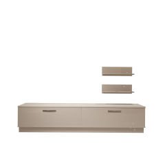 Decoraktiv Eko 4B Slm Std Tv Ünitesi Tv Sehpası Parlak Beyaz