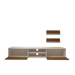 Decoraktiv Eko 4 Slm Dvd Tv Ünitesi Tv Sehpası Beyaz - Ceviz