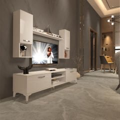 Decoraktiv Eko 5DA Slm Dvd Silver Tv Ünitesi Tv Sehpası