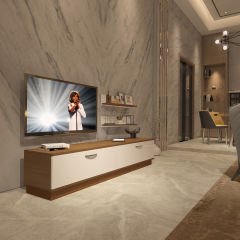 Decoraktiv Eko 4B Slm Std Tv Ünitesi Tv Sehpası Ceviz - Beyaz