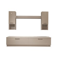 Decoraktiv Eko 5DAB Mdf Std Tv Ünitesi Tv Sehpası Parlak Beyaz