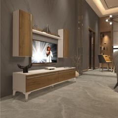 Decoraktiv Eko 7 Mdf Std Silver Tv Ünitesi Tv Sehpası