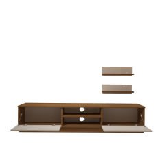 Decoraktiv Eko 4B Slm Dvd Tv Ünitesi Tv Sehpası Ceviz - Beyaz