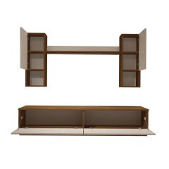 Decoraktiv Eko 5DAB Mdf Std Tv Ünitesi Tv Sehpası Ceviz - Beyaz