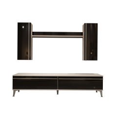 Decoraktiv Eko 7 Mdf Std Silver Tv Ünitesi Tv Sehpası Beyaz - Siyah