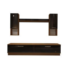 Decoraktiv Eko 5DAB Mdf Std Tv Ünitesi Tv Sehpası Ceviz - Siyah